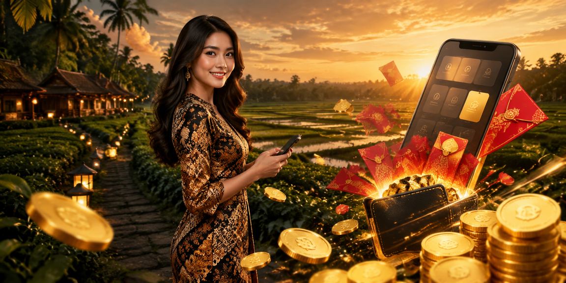 Bonus sampul merah bergaya batik Kedah untuk pengguna mudah alih platform nethersx2