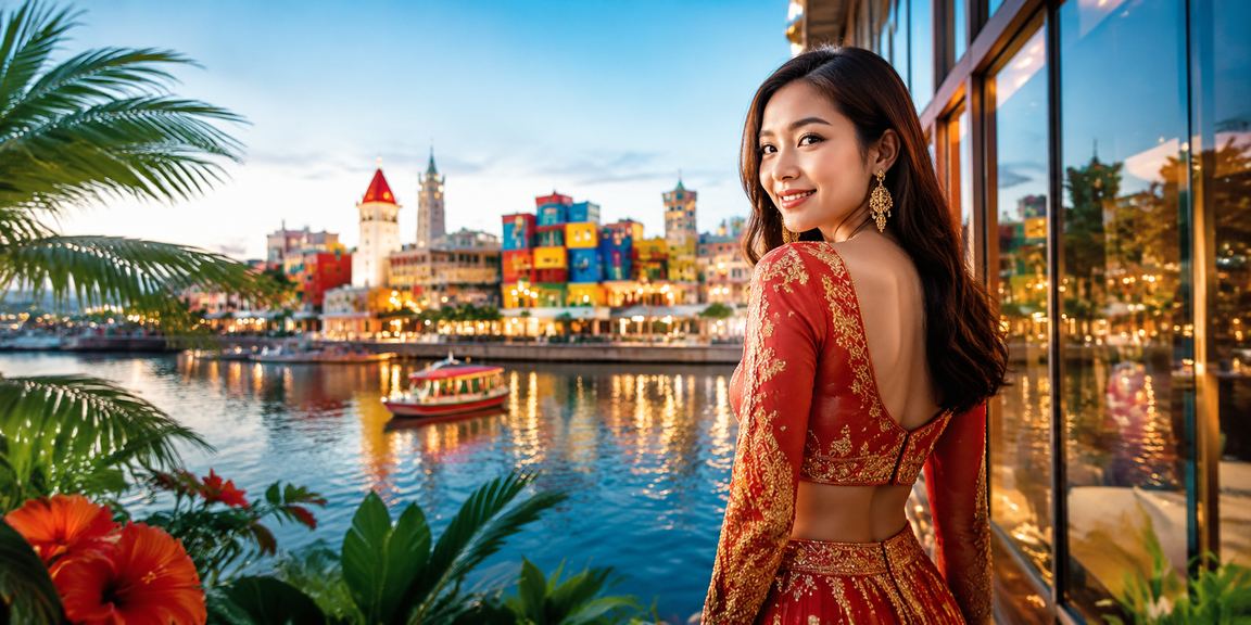 Permainan Baccarat bergaya Melayu Malaysia dengan penyiar langsung melalui siaran video