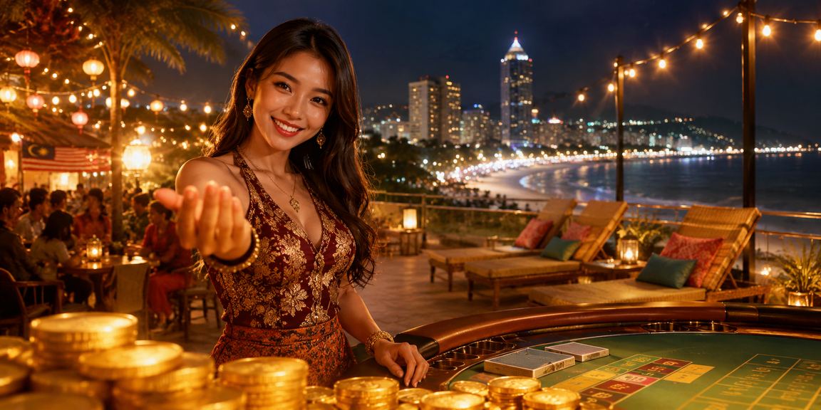 Permainan baccarat bergaya Melayu di Seremban dengan suasana meja kasino tempatan